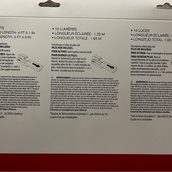 Red LED String Lights - Picture 3 of 3